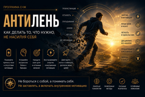 Антилінь - як робити те, що потрібно, не заставляючи себе