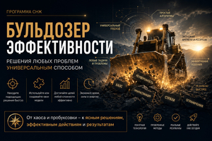Бульдозер ефективності – універсальний спосіб вирішення проблем