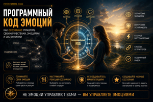 Програмний код емоцій – свідоме управління емоційною сферою