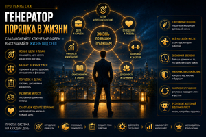 Генератор порядку - як структурувати себе та своє життя за власними, а не нав’язаними правилами