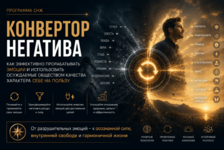 Конвертор негатива - как эффективно прорабатывать эмоции и использовать осуждаемые обществом качества характера себе на пользу