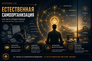 Природна самоорганізація - як підвищити продуктивність без насильства над собою
