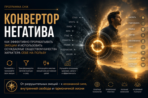 Конвертор негативу - як ефективно опрацьовувати емоції і використовувати риси характеру, які засуджує суспільство