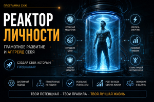 Реактор особистості - грамотний розвиток та апгрейд себе