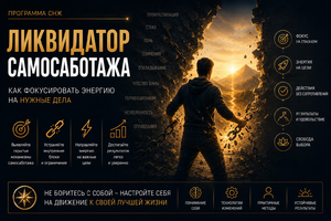 Ліквідатор самосаботажу – як фокусувати енергію на необхідні справи
