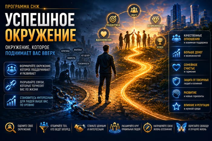 Успішне оточення - як збудовувати оточення, яке допомагає у всьому