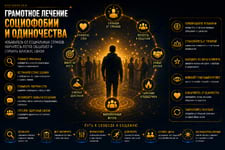 Грамотное лечение социофобии и одиночества - как перестать избегать людей