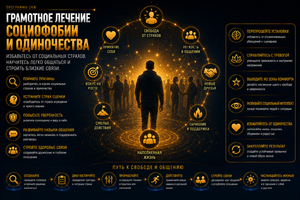 Грамотне лікування соціофобії та самотності - як перестати уникати людей