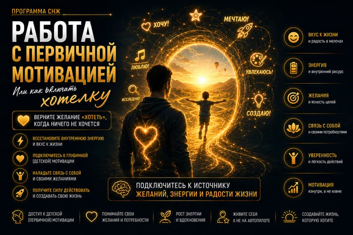 Работа с первичной мотивацией - или как включать хотелку
