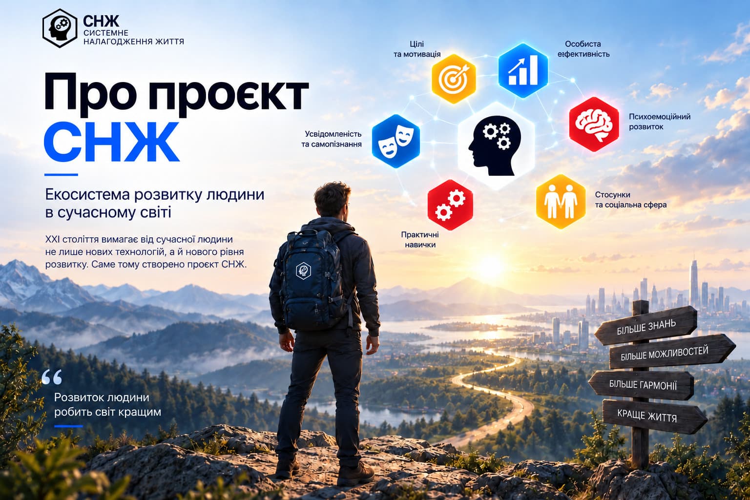 Про проєкт cистемне налагодження життя