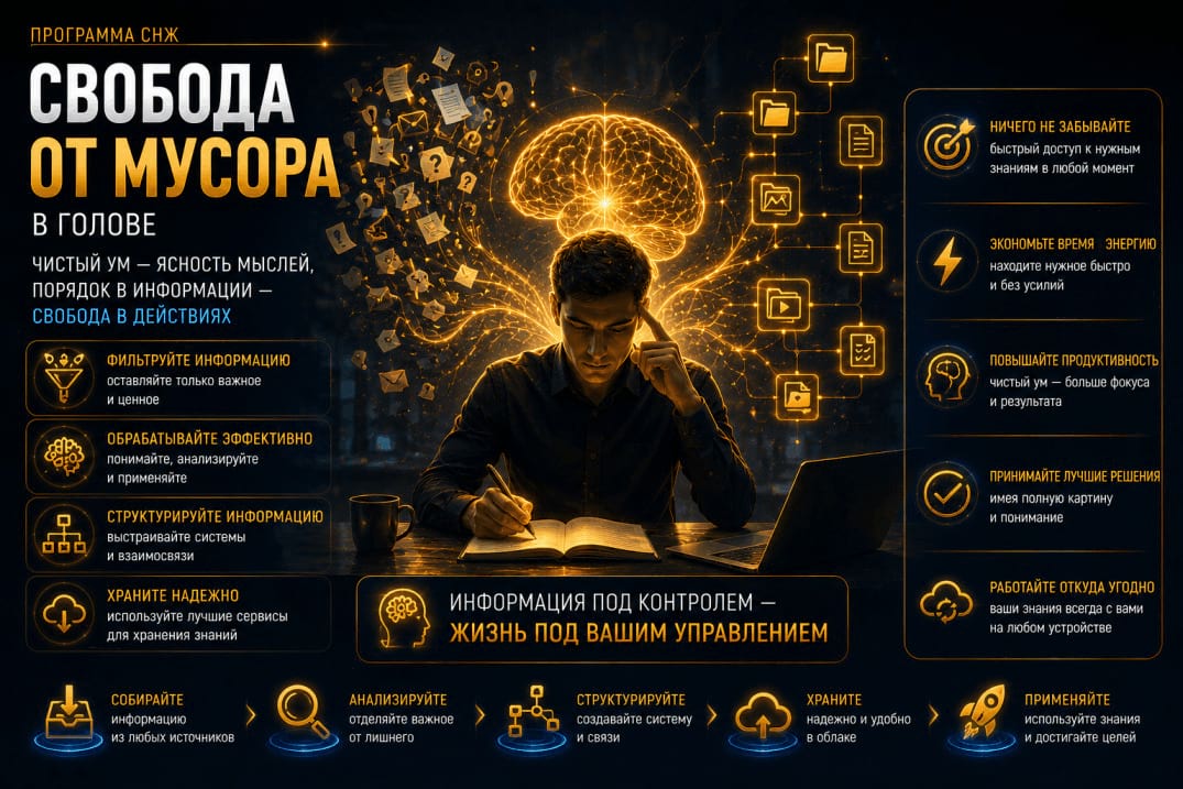 Как эффективно обрабатывать, структурировать и хранить информацию