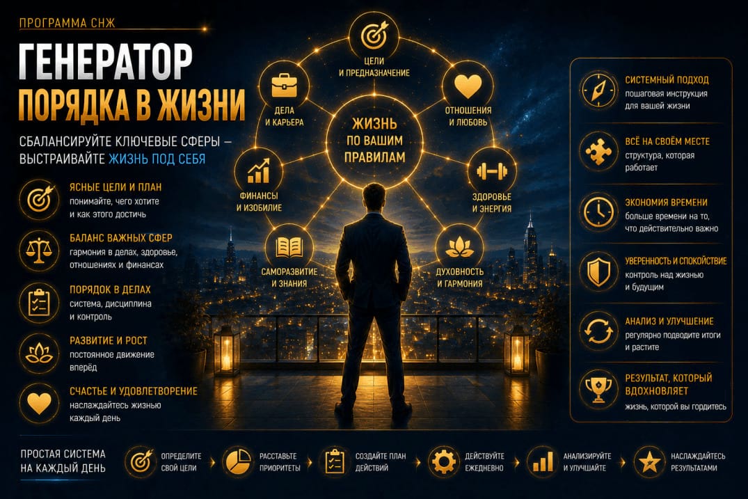 Как привести свою жизнь в порядок