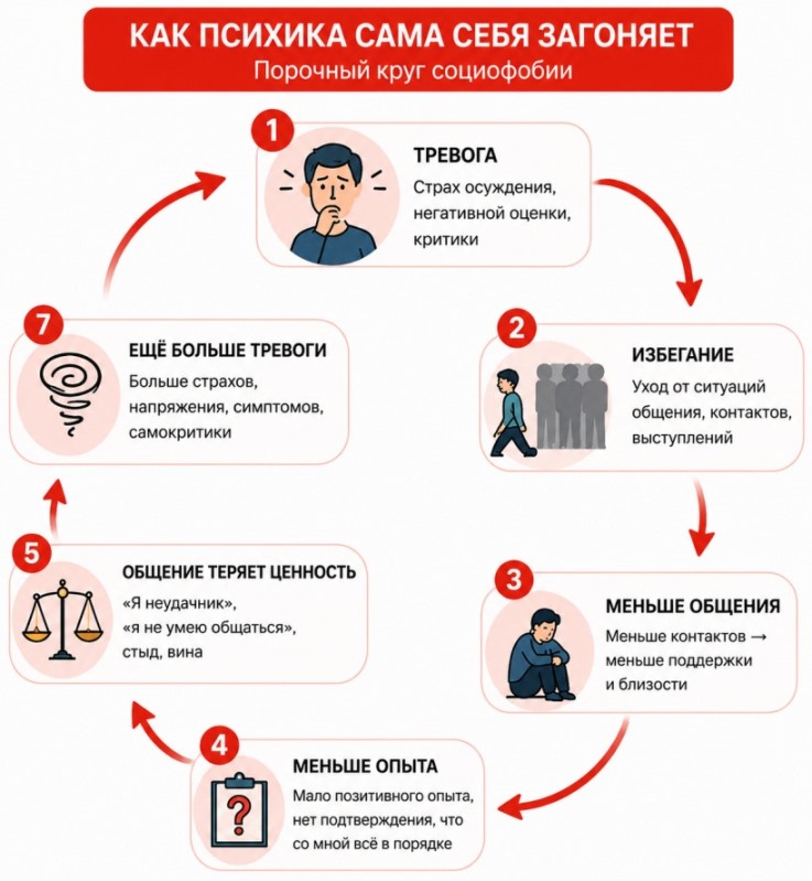 Как убрать социофобию из жизни
