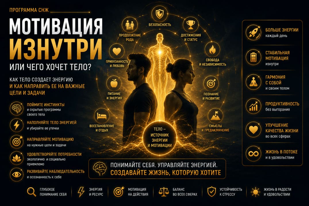 мотивация тела &ndash; внутренняя энергия для действия