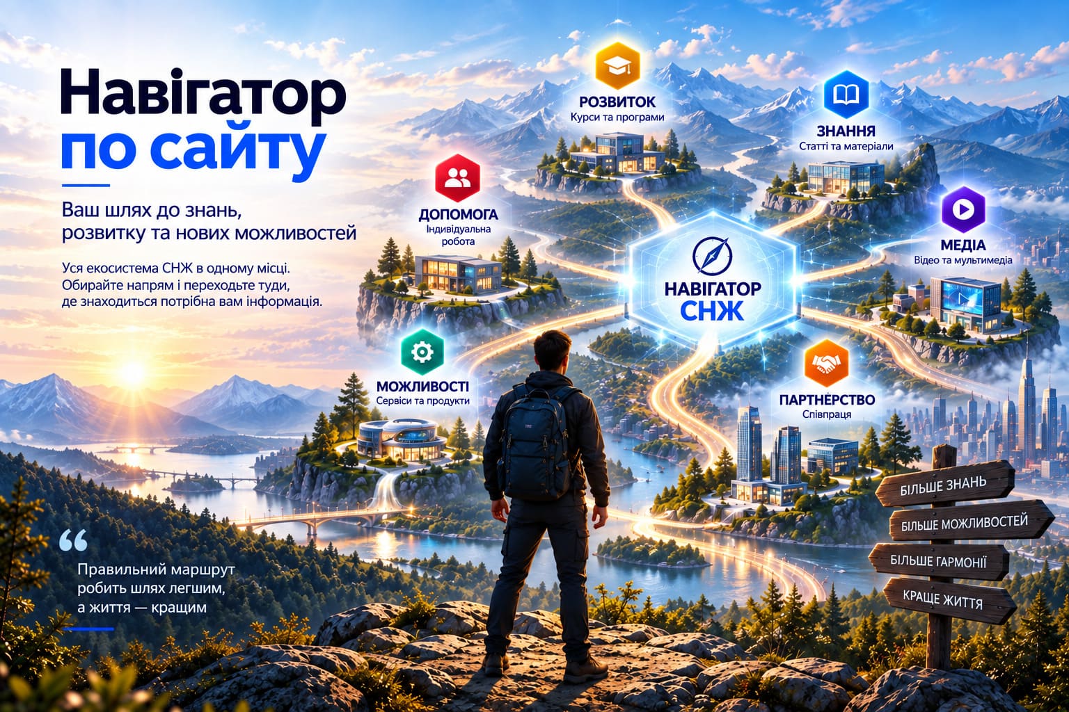 Навігатор СНЖ - шлях до ваших можливостей