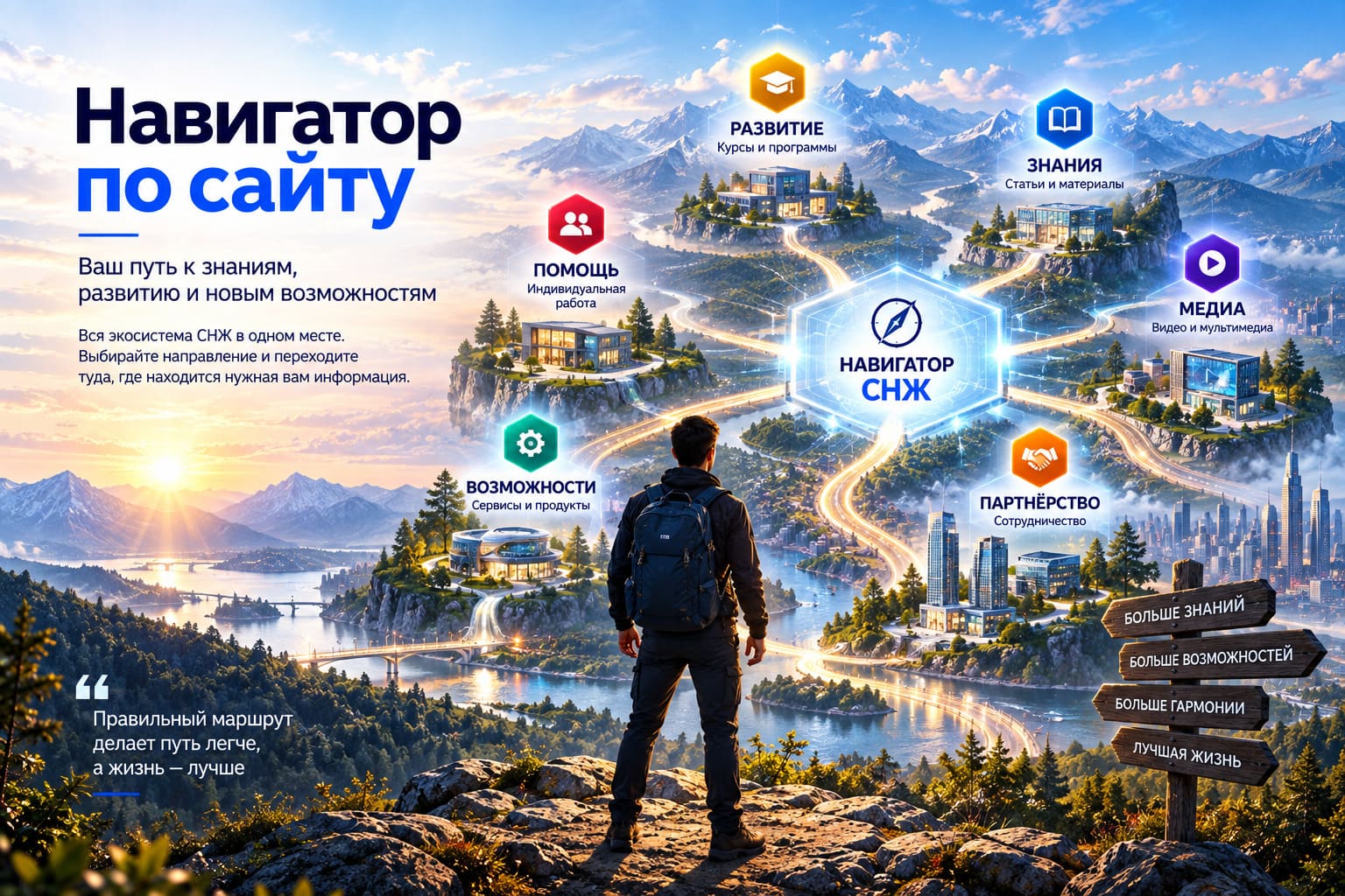 Навигатор СНЖ - путь к нужным возможностям
