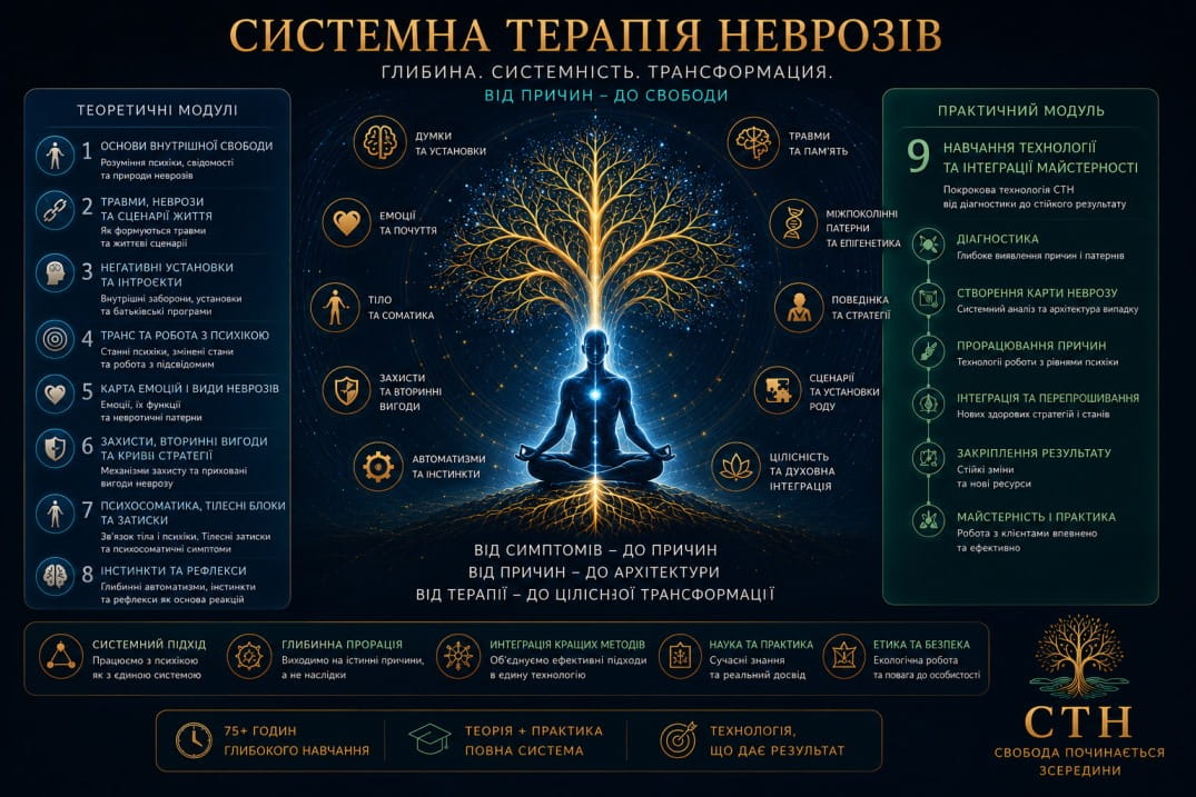 Системна терапія неврозів 9 модулів