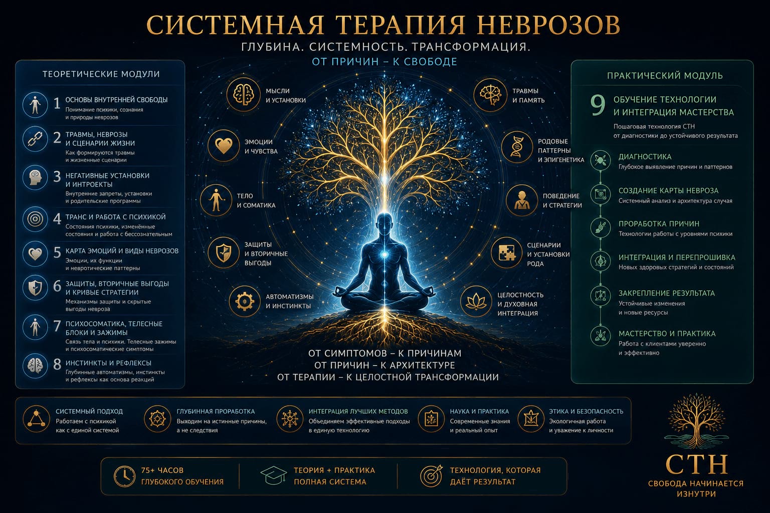 Системная терапия неврозов 9 модулей